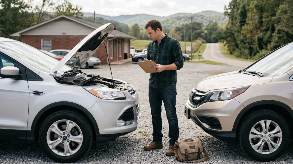 Used car buying in Tate GA shoppers can use this practical checklist to balance urgency, commute needs, budget, condition, and financing.
