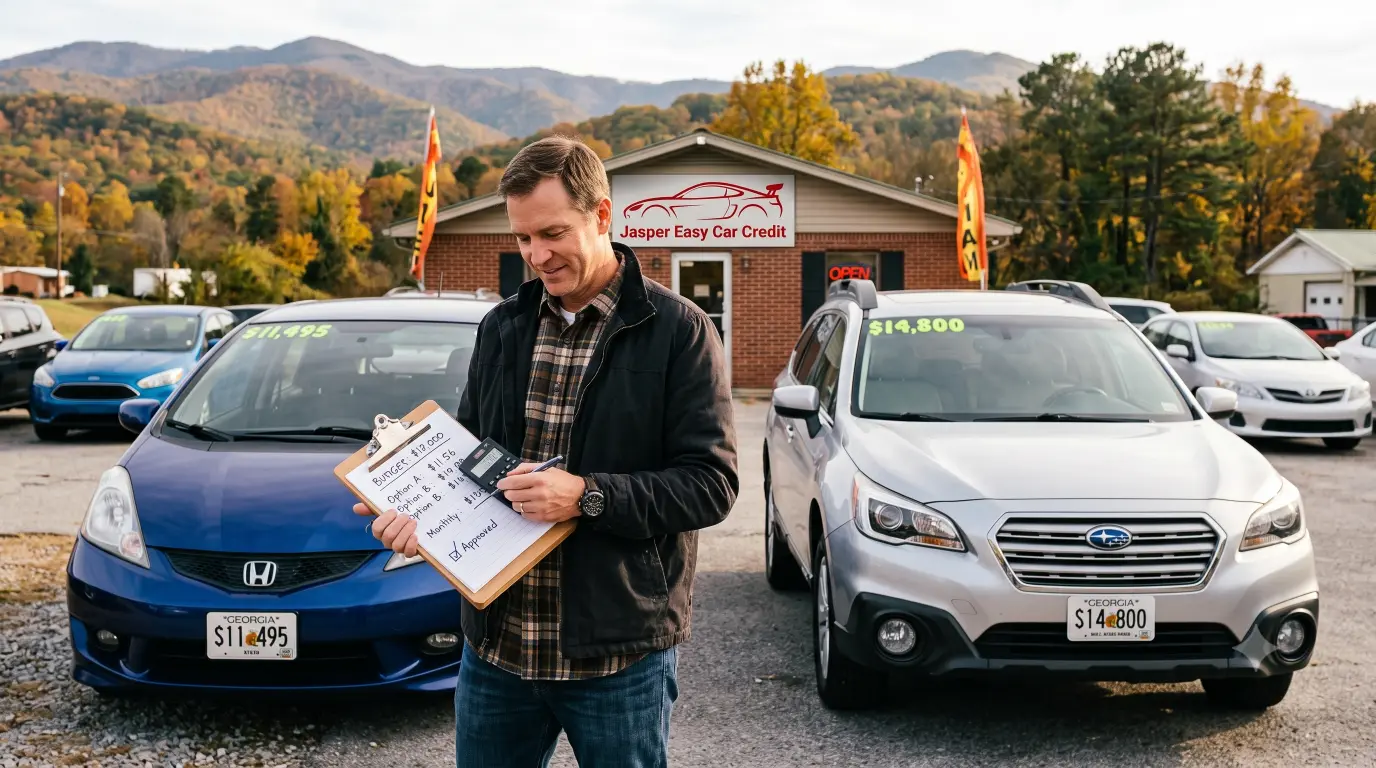 Learn how to avoid overbuying after car approval by setting a comfort payment, comparing total costs, and choosing a used vehicle.